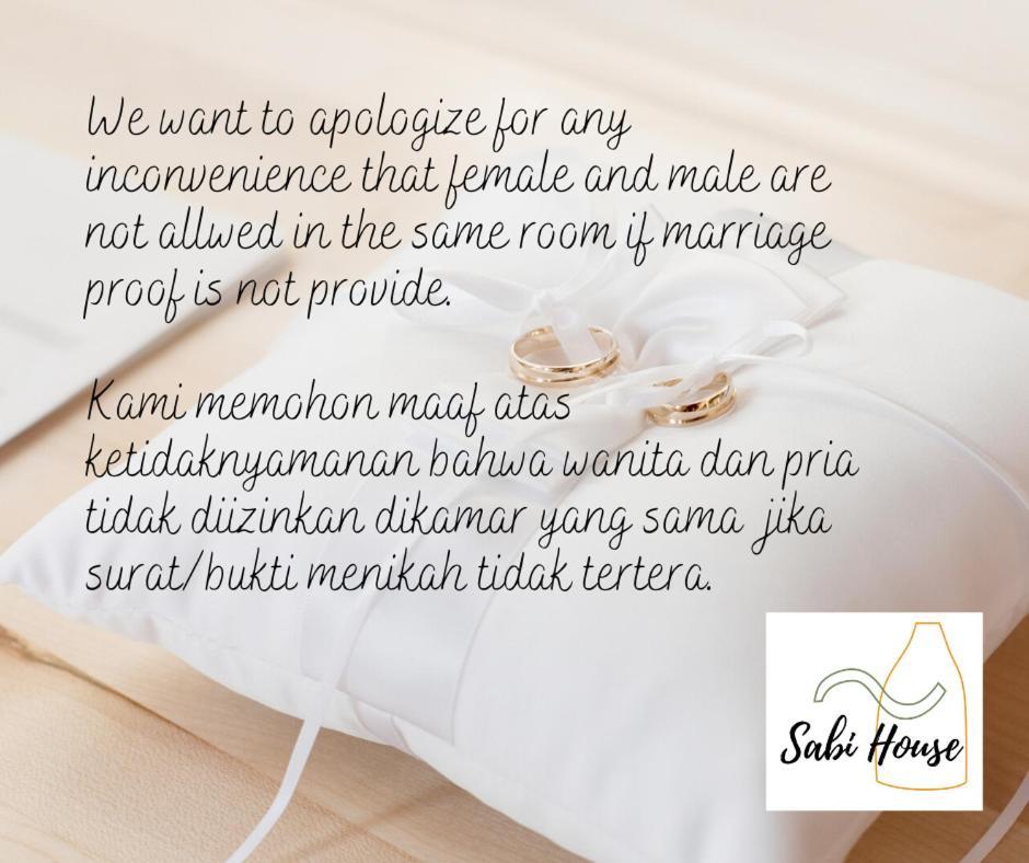 Sabi Guest House - Strategic Family -Married Couples Only- Hostel In Prawirotaman يوغياكارتا المظهر الخارجي الصورة